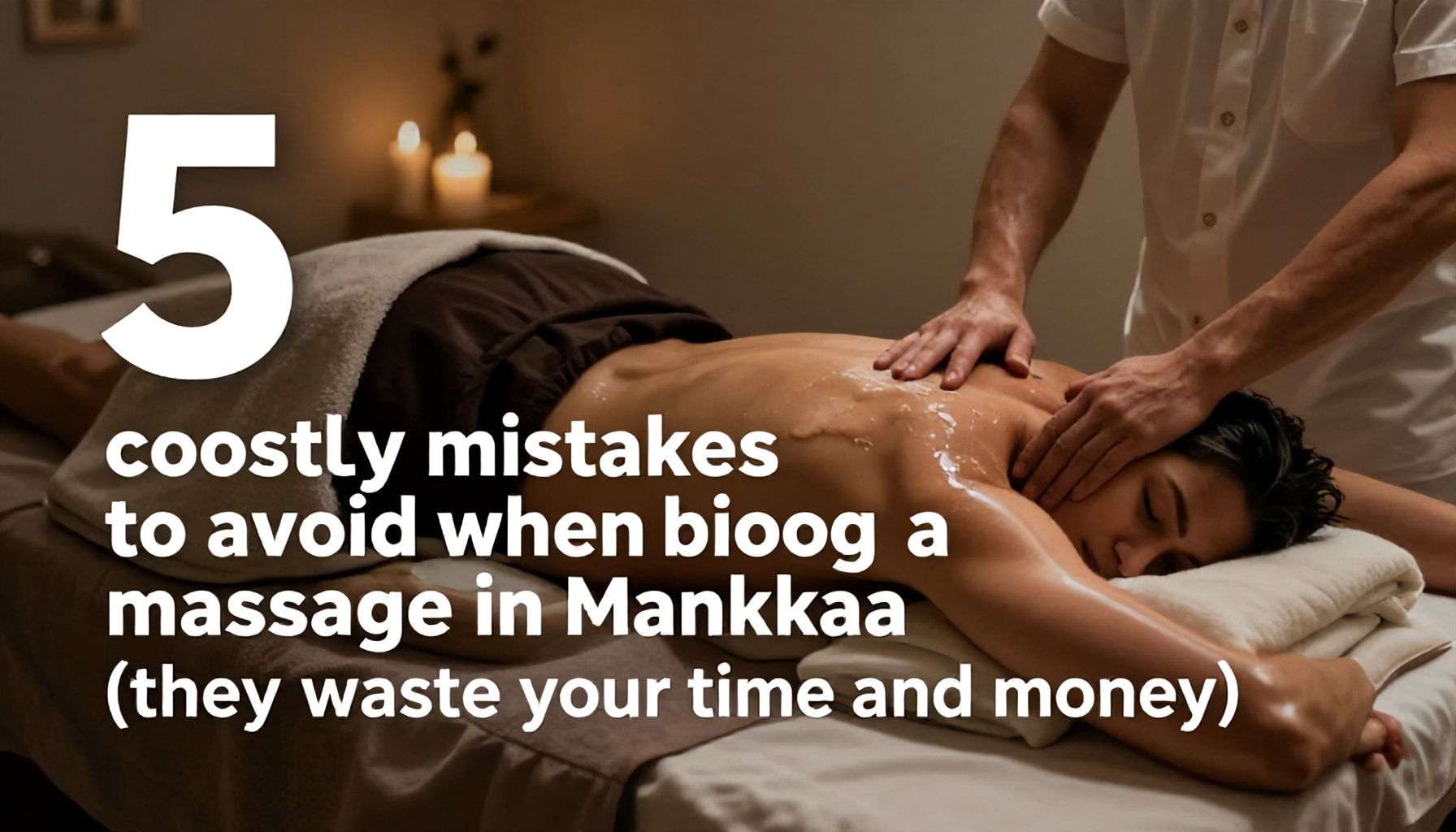 Vältä nämä 5 virhettä varatessasi hierontaa Mankkaalta (ne tuhlaavat rahaasi ja aikaasi)