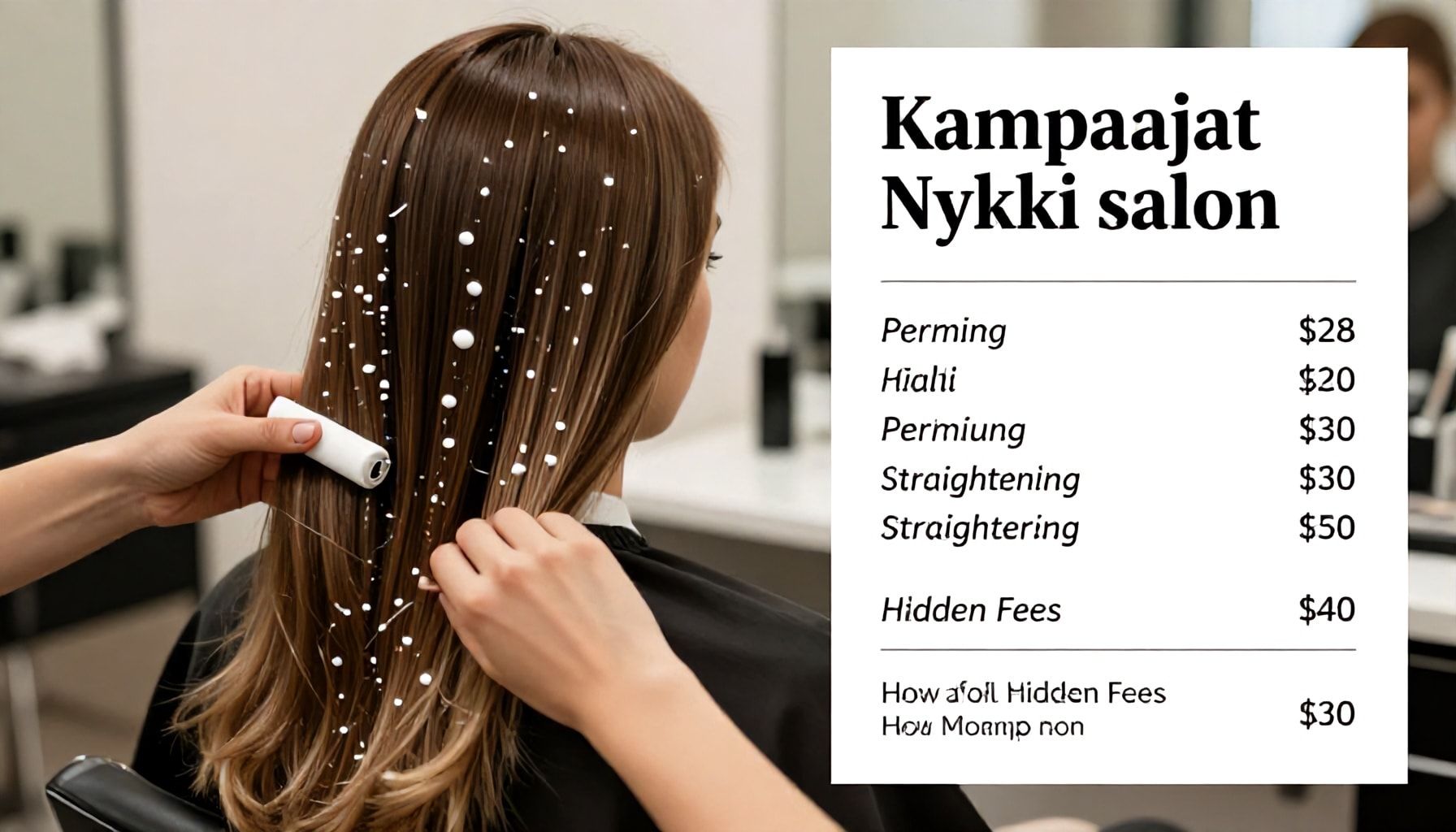 Värjäyksen, kiharoinnin ja suoristamisen todelliset kustannukset – näin välttyt yllätyslaskuilta