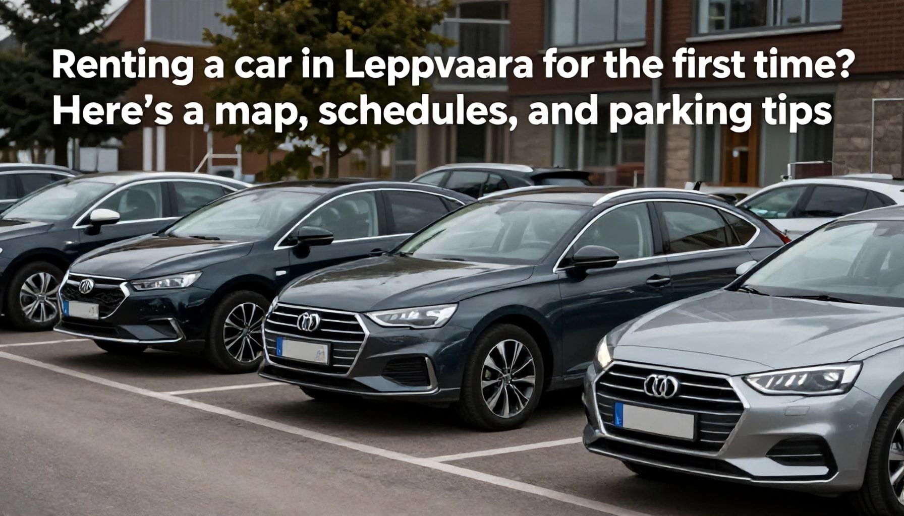 Vuokraatko autoa Leppävaarassa ensimmäistä kertaa? Tässä kartta, aikataulut ja parkkivinkit*