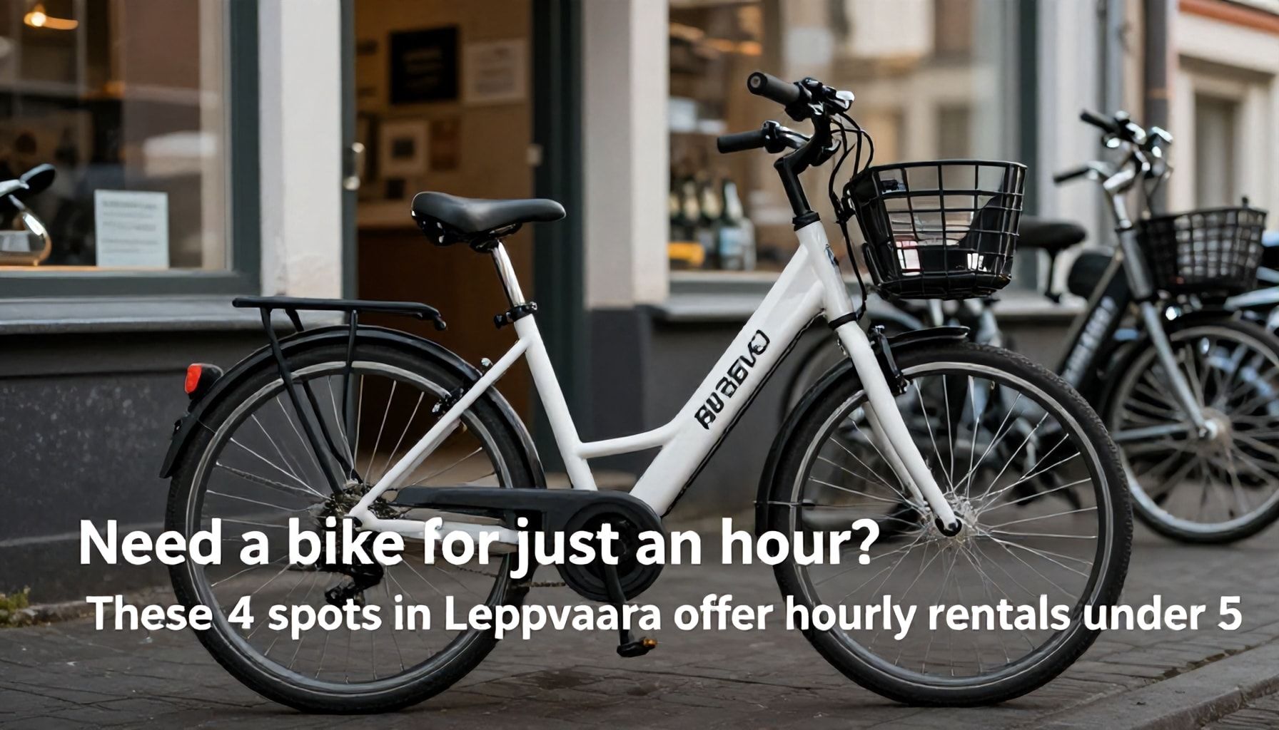 Vuokraatko pyörän vain tunniksi? Nämä 4 paikkaa Leppävaarassa tarjoavat tuntihintoja alle 5 eurolla
