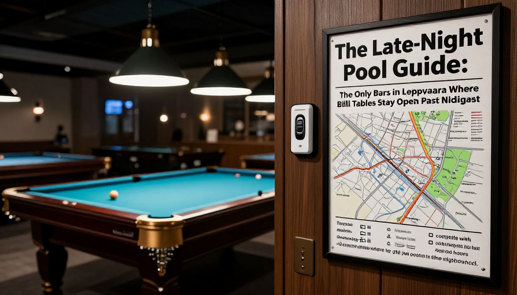 Yöpelurien opas: Ainoat baarit Leppävaarassa, joissa biljardipöydät ovat auki yli keskiyön – kartta ja ovikellonaikat mukaan