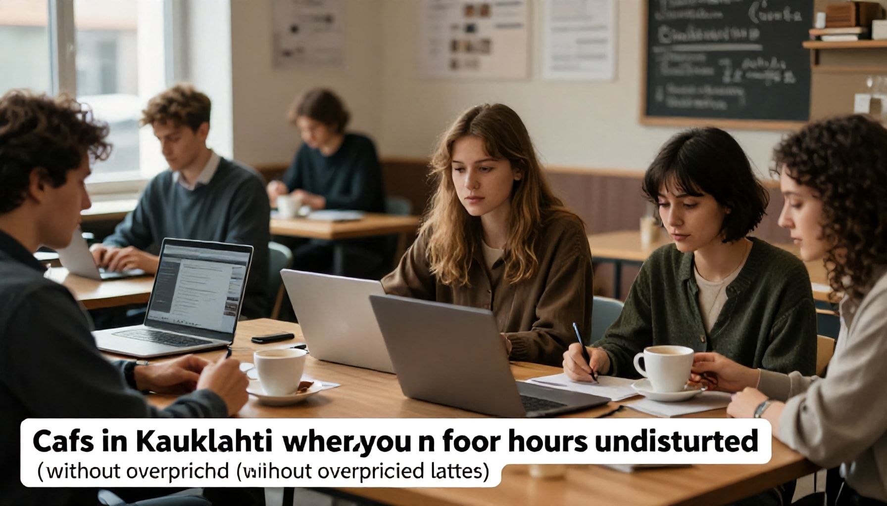 5 kahviloita, joissa voit työskennellä tuntikausia ilman häiriöitä (ja ilman kalliita lattemaksuja)