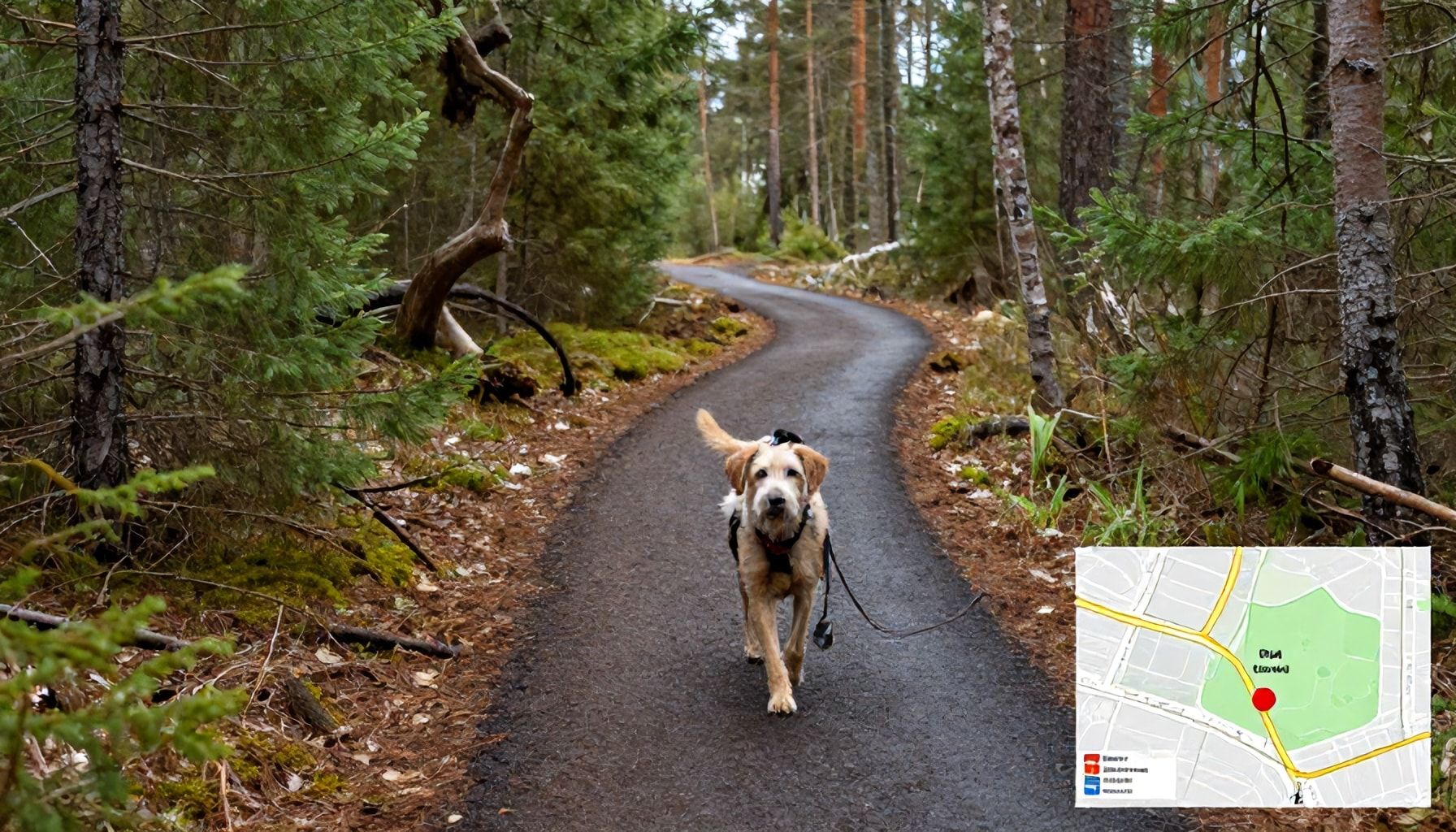 Asfaltin sijaan multaa: Parhaat pehmeät polut vanhoille tai nivelrikkoisille koirille (kartat mukaan)