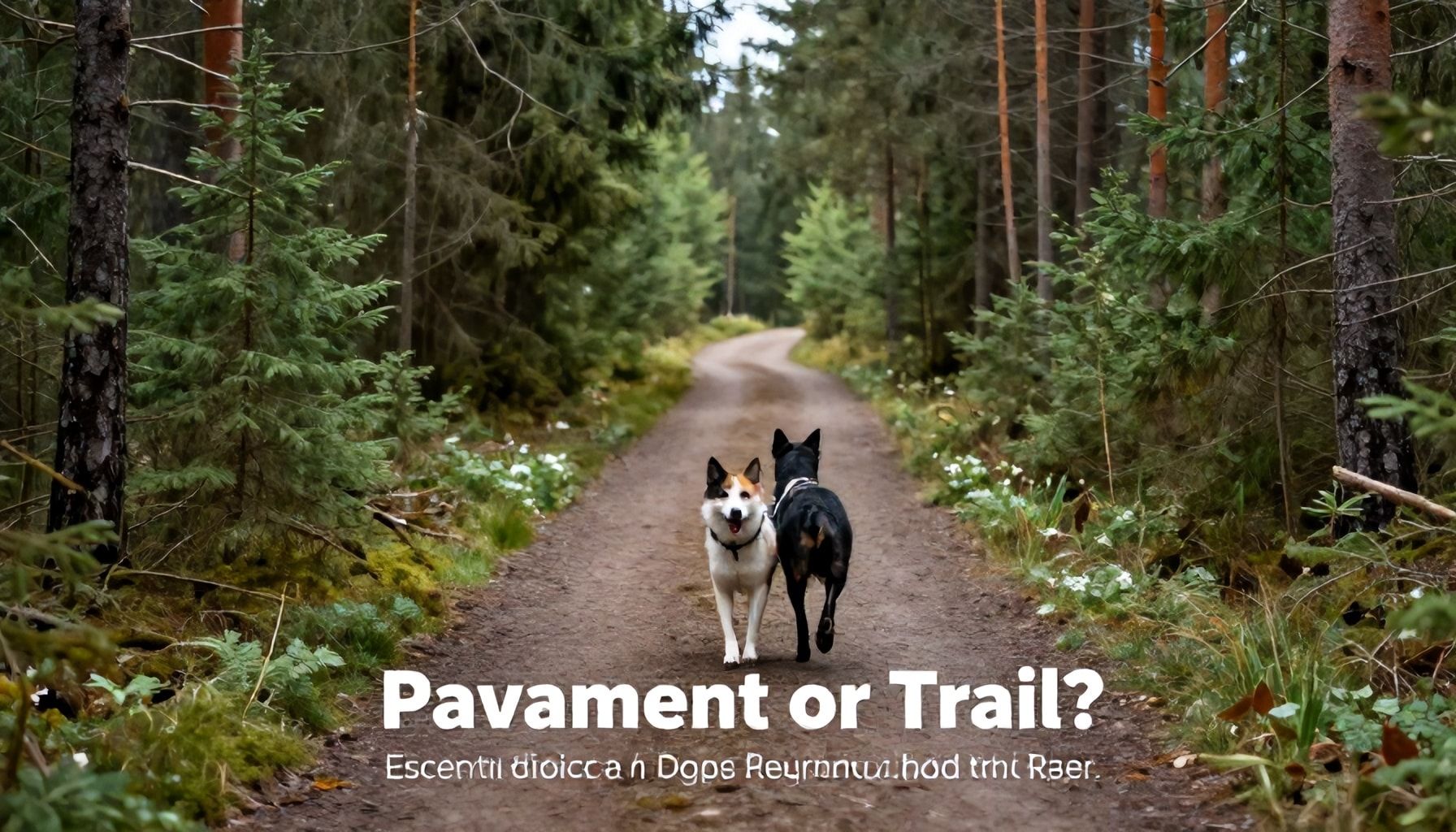Asfalttia vai metsäpolkua? Kuinka valita reitti koiran rodun, iän ja kuntoilutason mukaan – ammattilaisen vinkit
