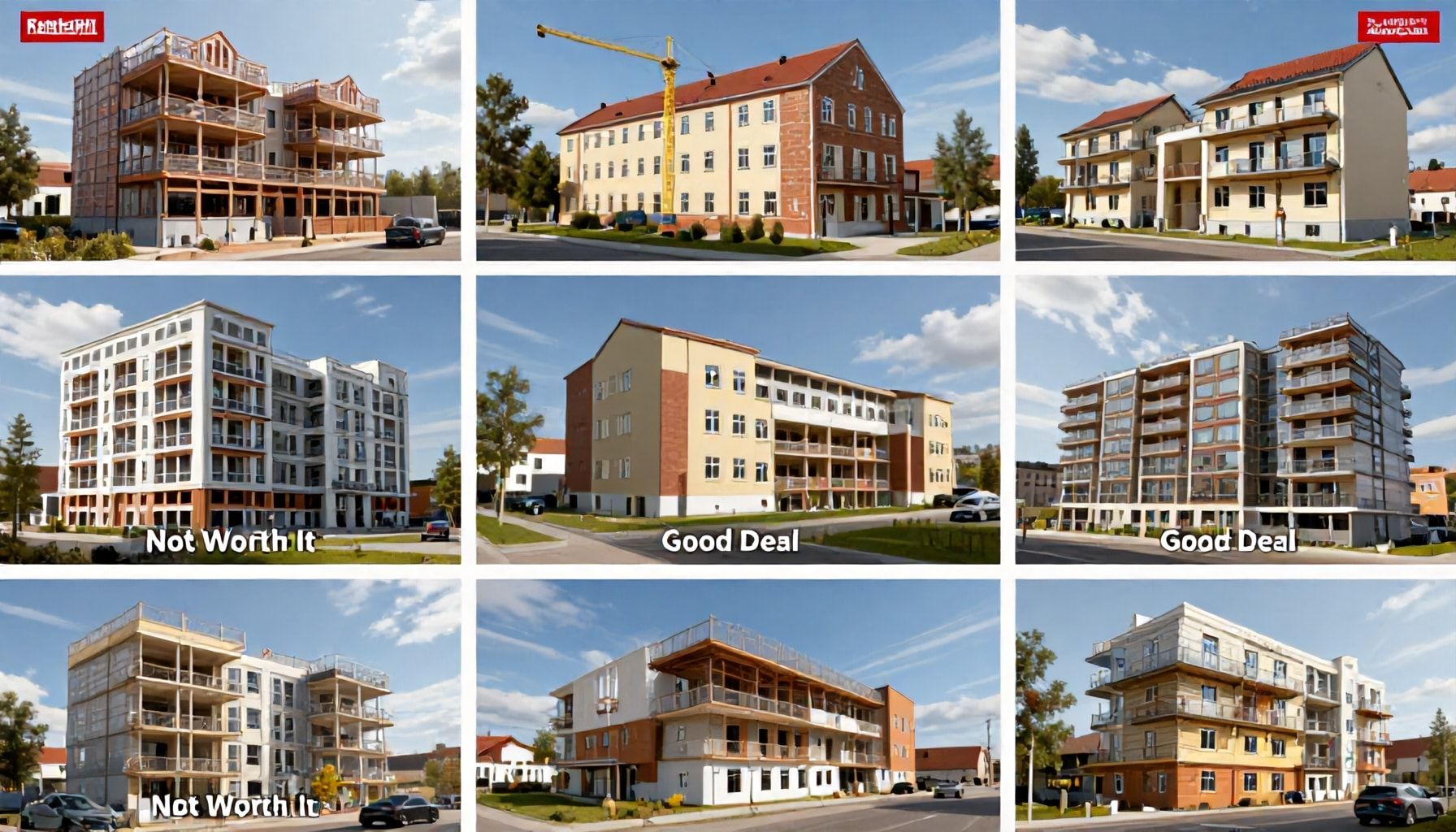 ”Ei kannata” vs. ”Hyvä diili” – 7 Kauklahtelaisen rakennusliikkeen vertailu rehellisellä pisteytyksellä