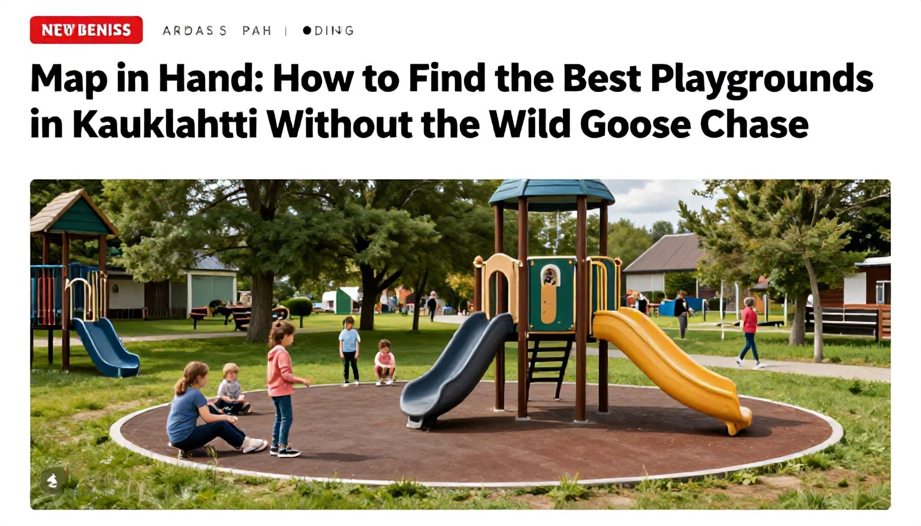Kartta käteen: Näin löydät parhaat leikkipaikat Kauklahdesta ilman turhaa etsimistä
