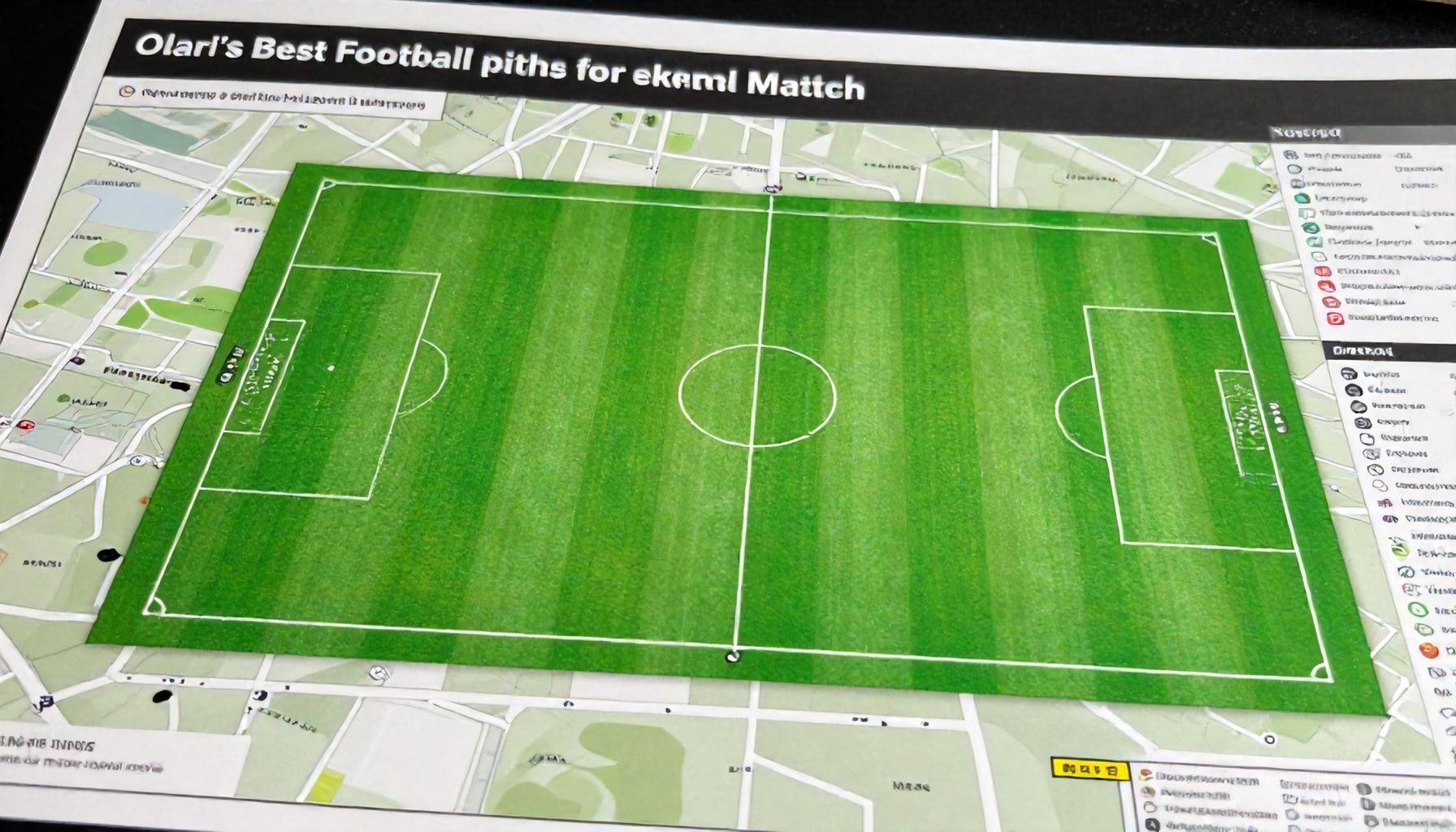 Kartta: Olarin parhaat jalkapallopaikat työajan jälkeen ja viikonloppuisin