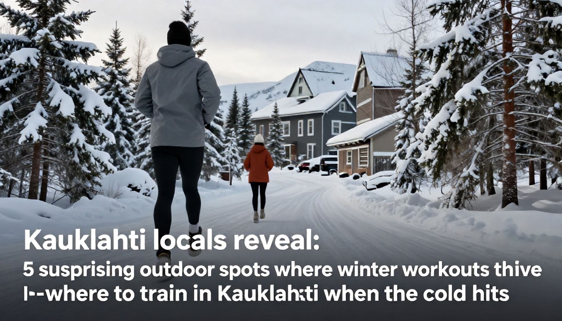 Kauklahtelaiset kertovat: 5 yllättävää ulkoilupaikkaa, joissa kuntoilu sujuu parhaiten talvellakin