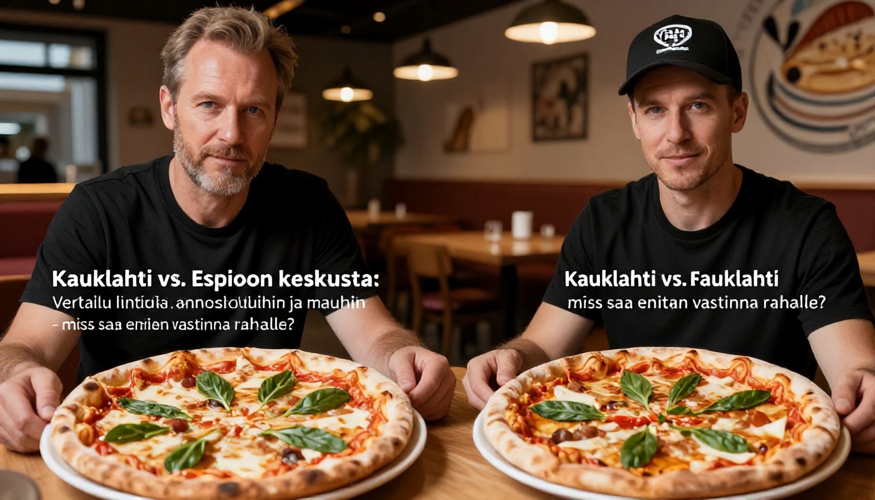 Kauklahti vs. Espoon keskusta: vertailu hintoihin, annoskokoihin ja mauhin – missä saa eniten vastinetta rahalle?