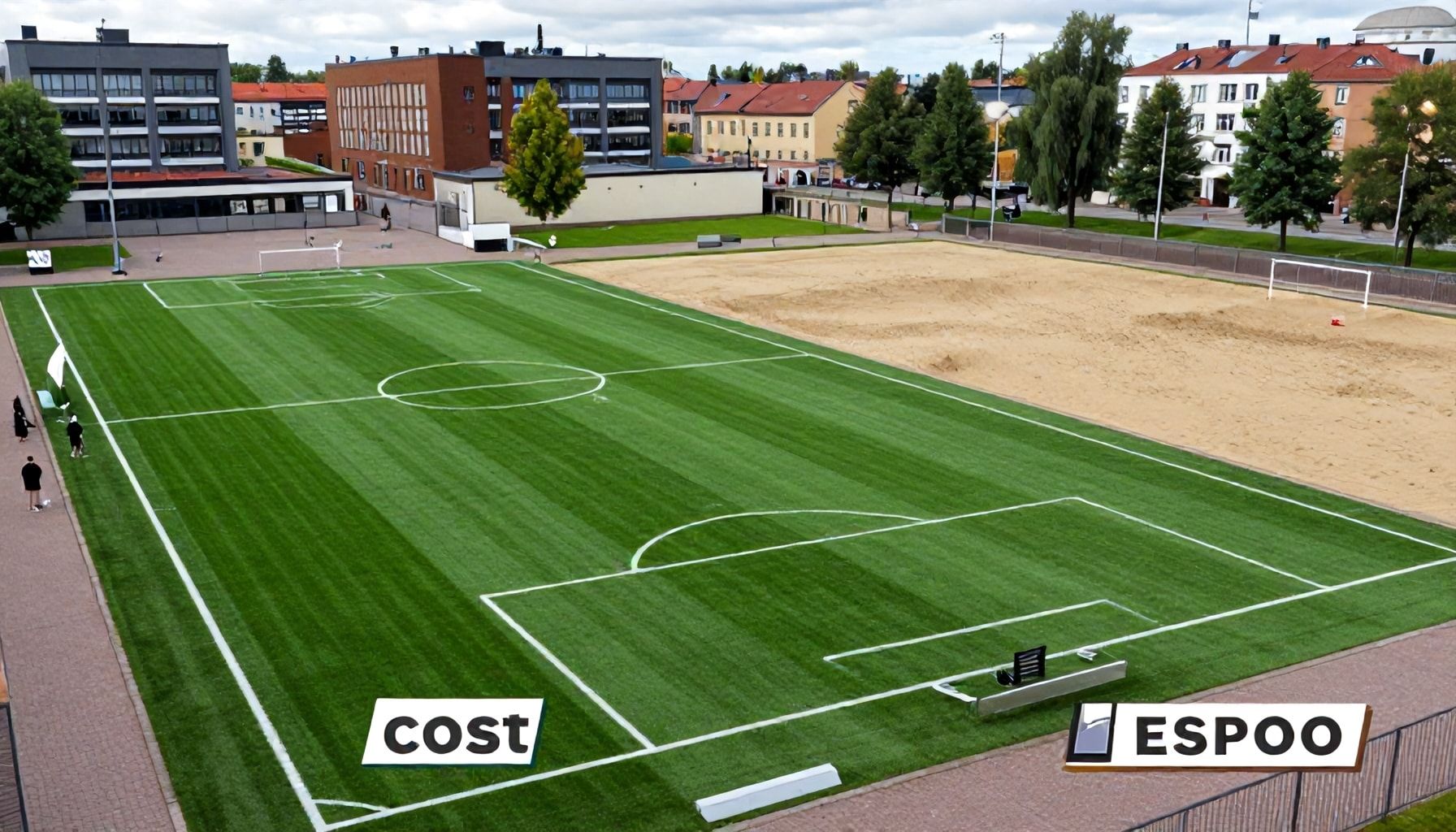 Keskustan tekonurmikentät vs. hiekkakentät: kumpi kannattaa valita ja miksi (hintavertailu mukaan)