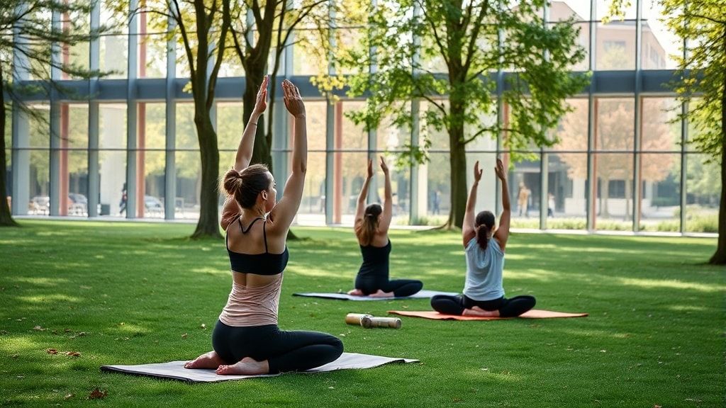 Kokeilitko jo kaikkia? Epätavalliset paikat joogan harjoitteluun Espoon keskustassa (kirjastosta puistoon)