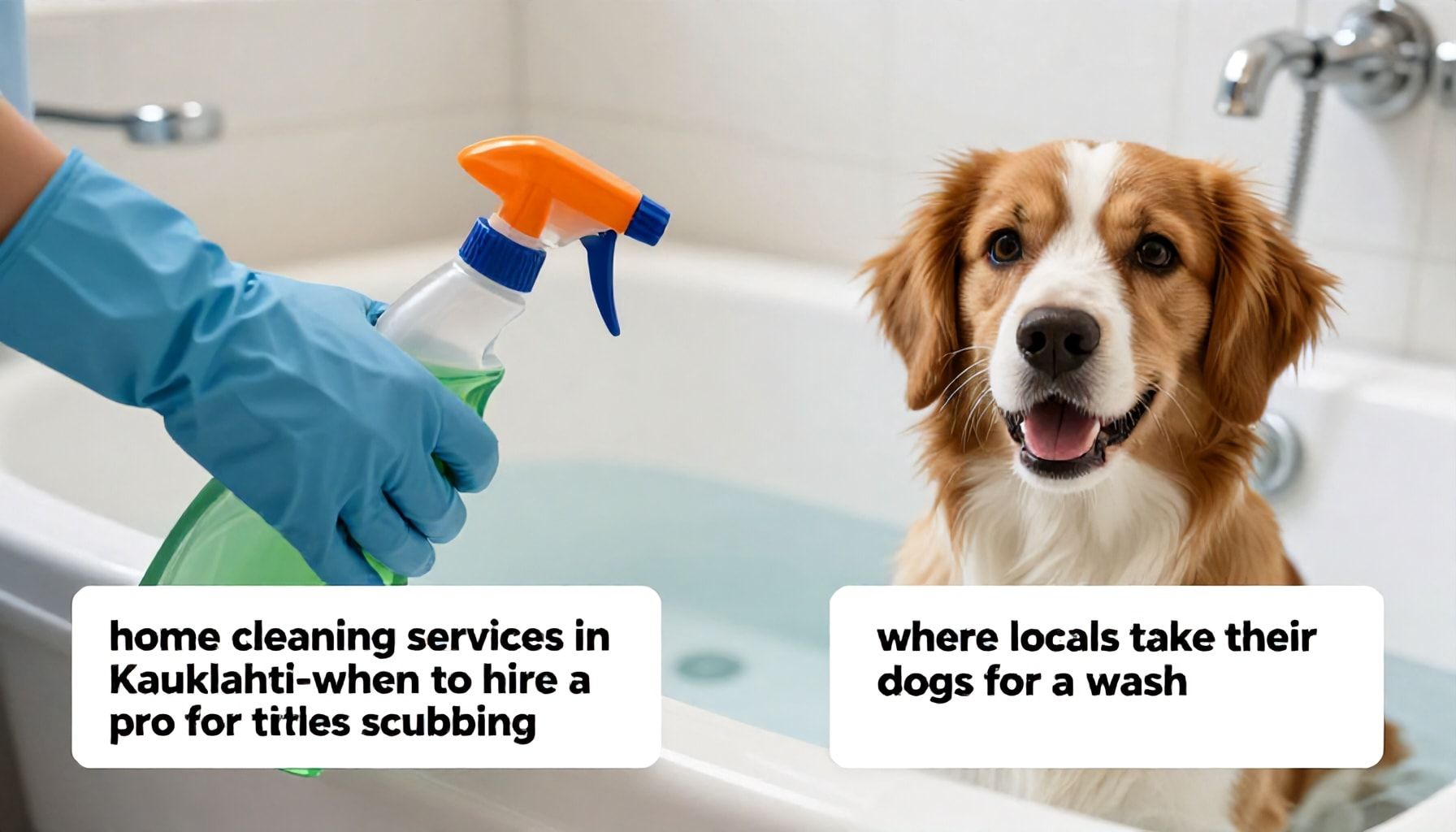 Kotiin tulleet pesupalvelut Kauklahdessa – milloin kannattaa tilata ammatikainen kylpyyn?*