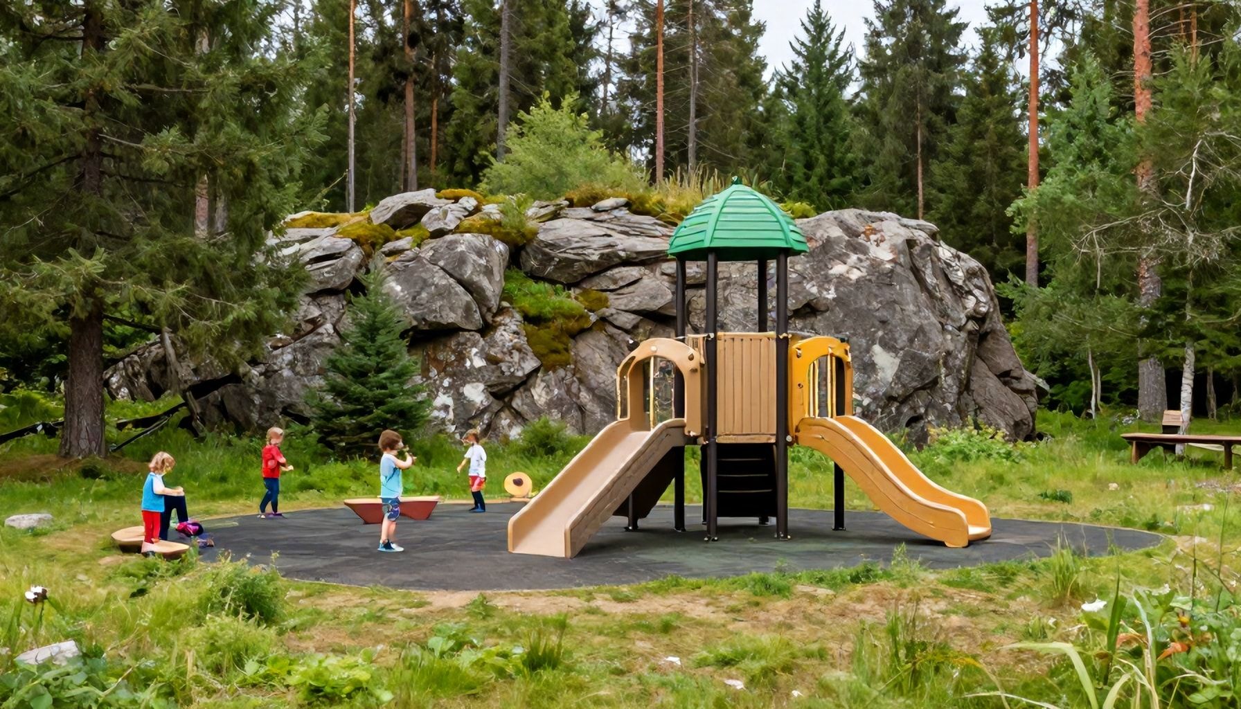 Kuinka hyödyntää Niittykummun luonnonleikkipaikkoja – metsät, kalliot ja avarat niityt lapsille sopiviksi