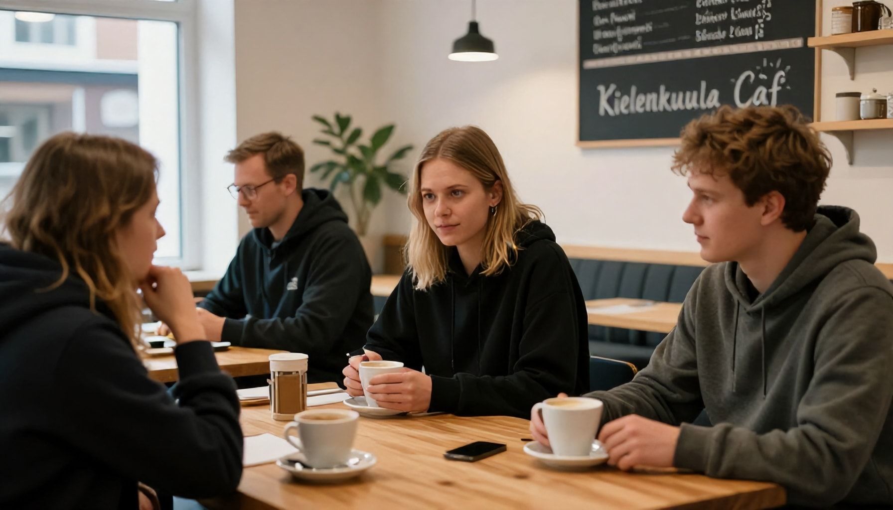Miksi kahvila Kielenkuula on paikallisten suosikki kielten harjoitteluun (eikä kyse ole vain kahvista)