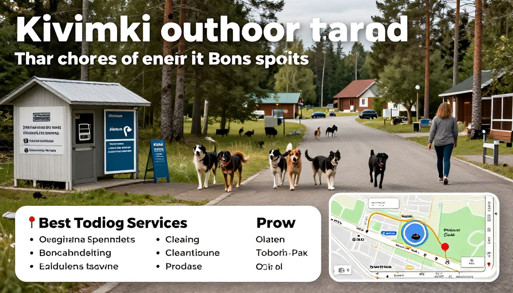 Miksi Kivimäen ulkoilualue on koirien (ja omistajien) suosikki – palvelut, parkkit ja puhdistusasemat kartalla