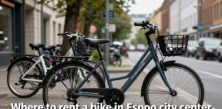 Helpoimmat tavat vuokrata polkupyörä Espoon keskuksesta