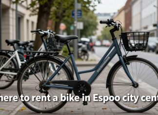Helpoimmat tavat vuokrata polkupyörä Espoon keskuksesta