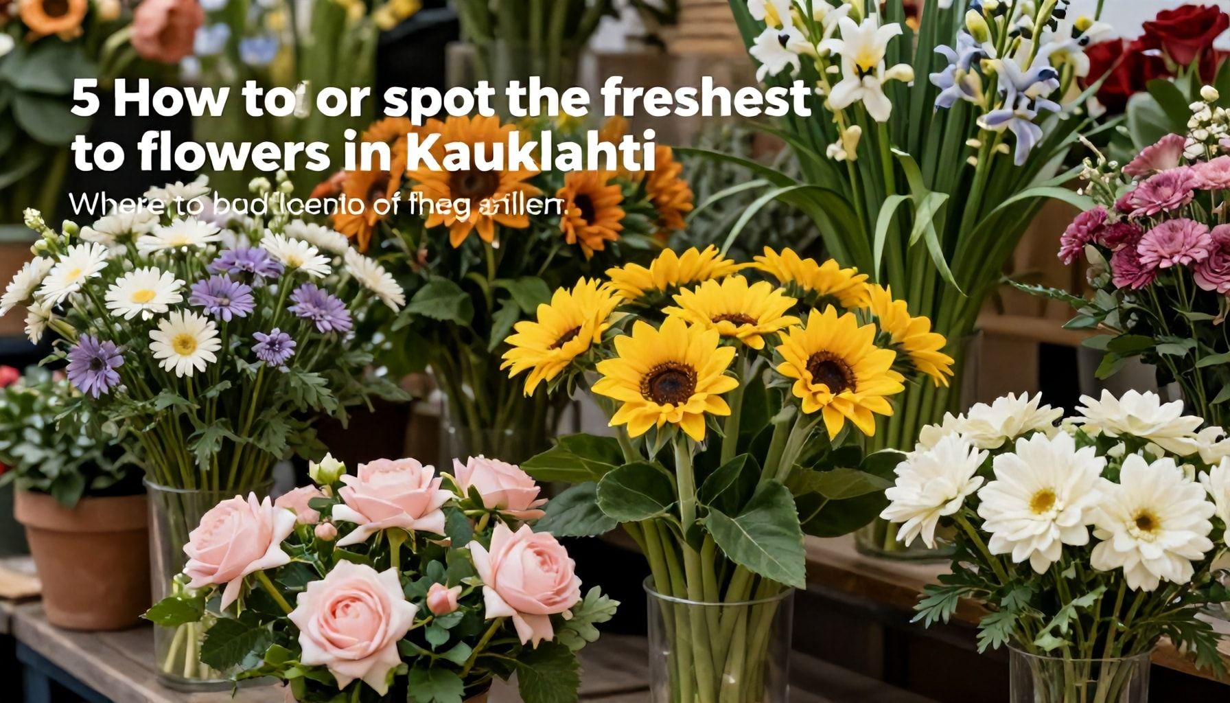 Miten tunnistaa tuoreimmat kukat Kauklahdessa: 5 merkkiä, joihin kannattaa kiinnittää huomiota