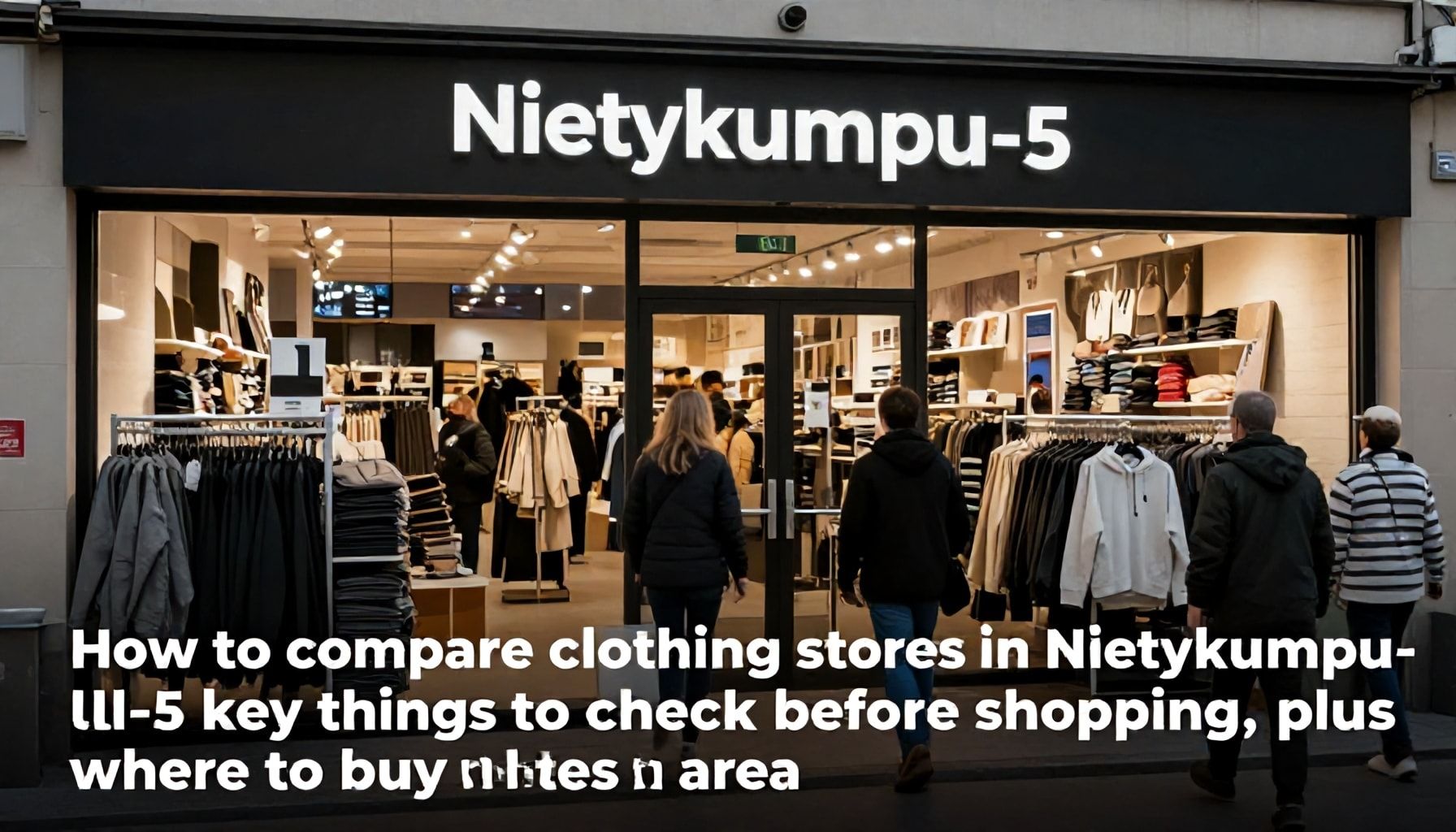 Miten vertailla vaatekauppoja Niittykummussa – 5 asiaa, joita sinun täytyy tarkistaa ennen ostoksia