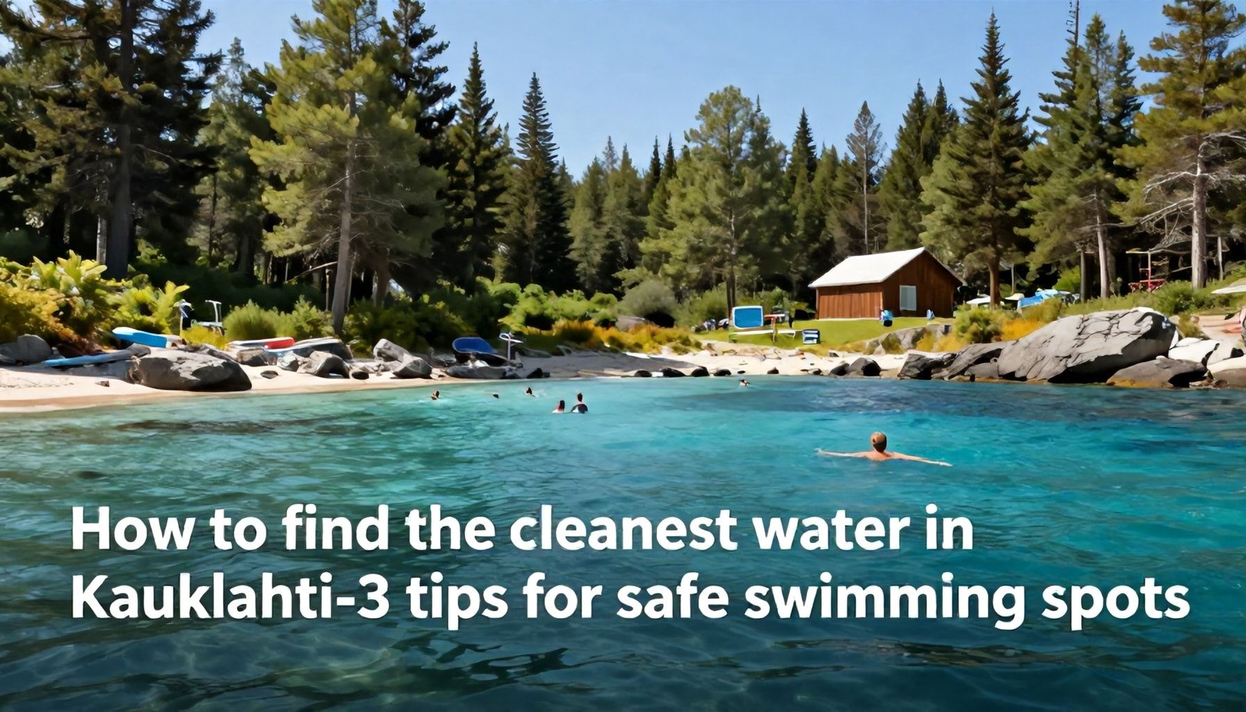 Näin löydät puhtaimman veden Kauklahdesta – 3 vinkkiä turvalliseen uimapaikkaan