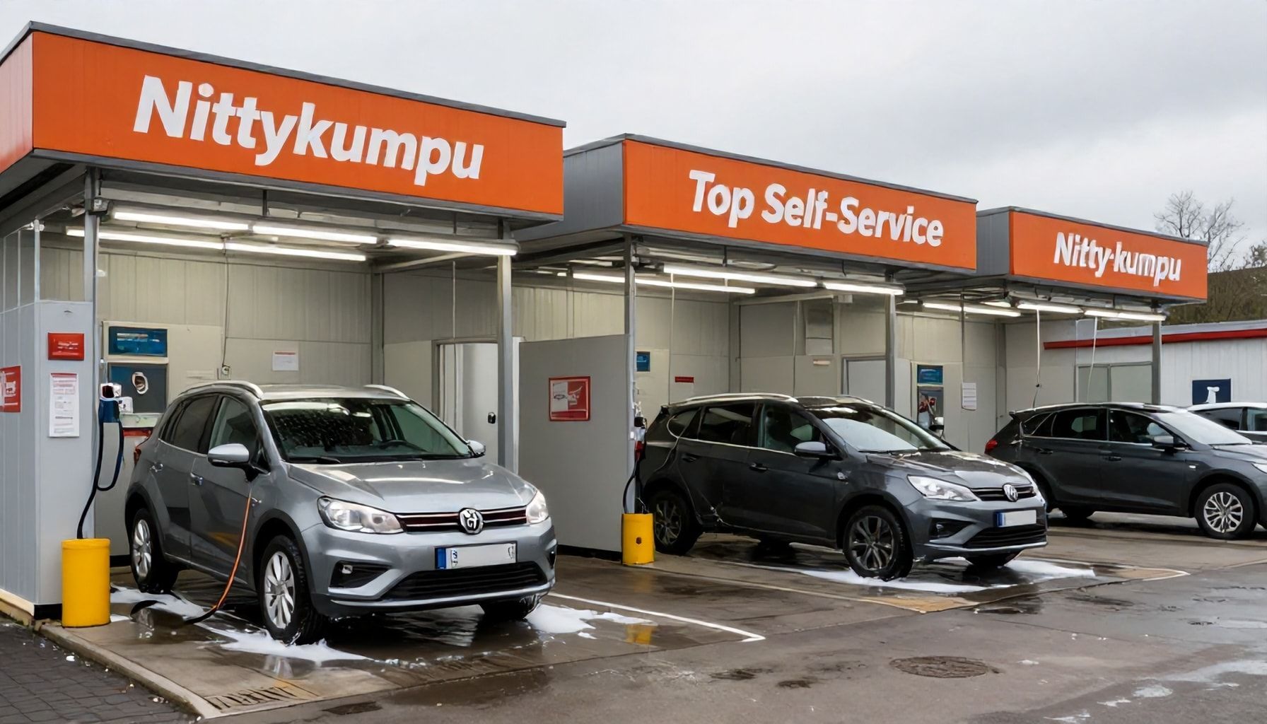 Niittykummun parhaat itsepalvelupesulat, joissa voit pestä auton ammattilaisen tavoin alle 20 minuutissa