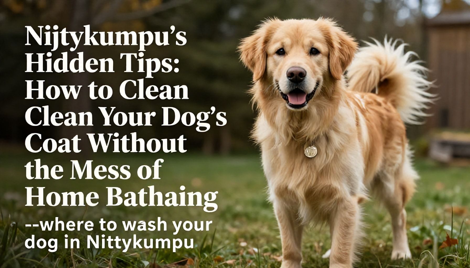 Niittykummun salaiset vinkit: Näin saat koirasi turkin puhtaaksi ilman kotipesun sotkua*