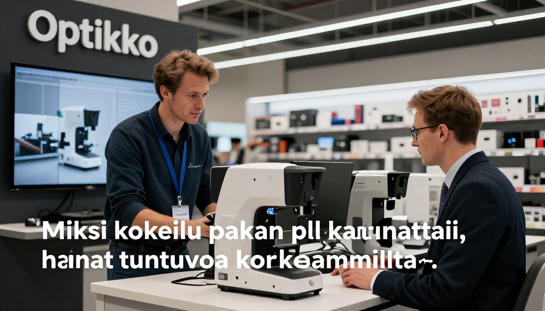 Optikko vs. verkkokauppa: Miksi kokeilu paikan päällä kannattaa, vaikka hinnat tuntuvat korkeammilta*