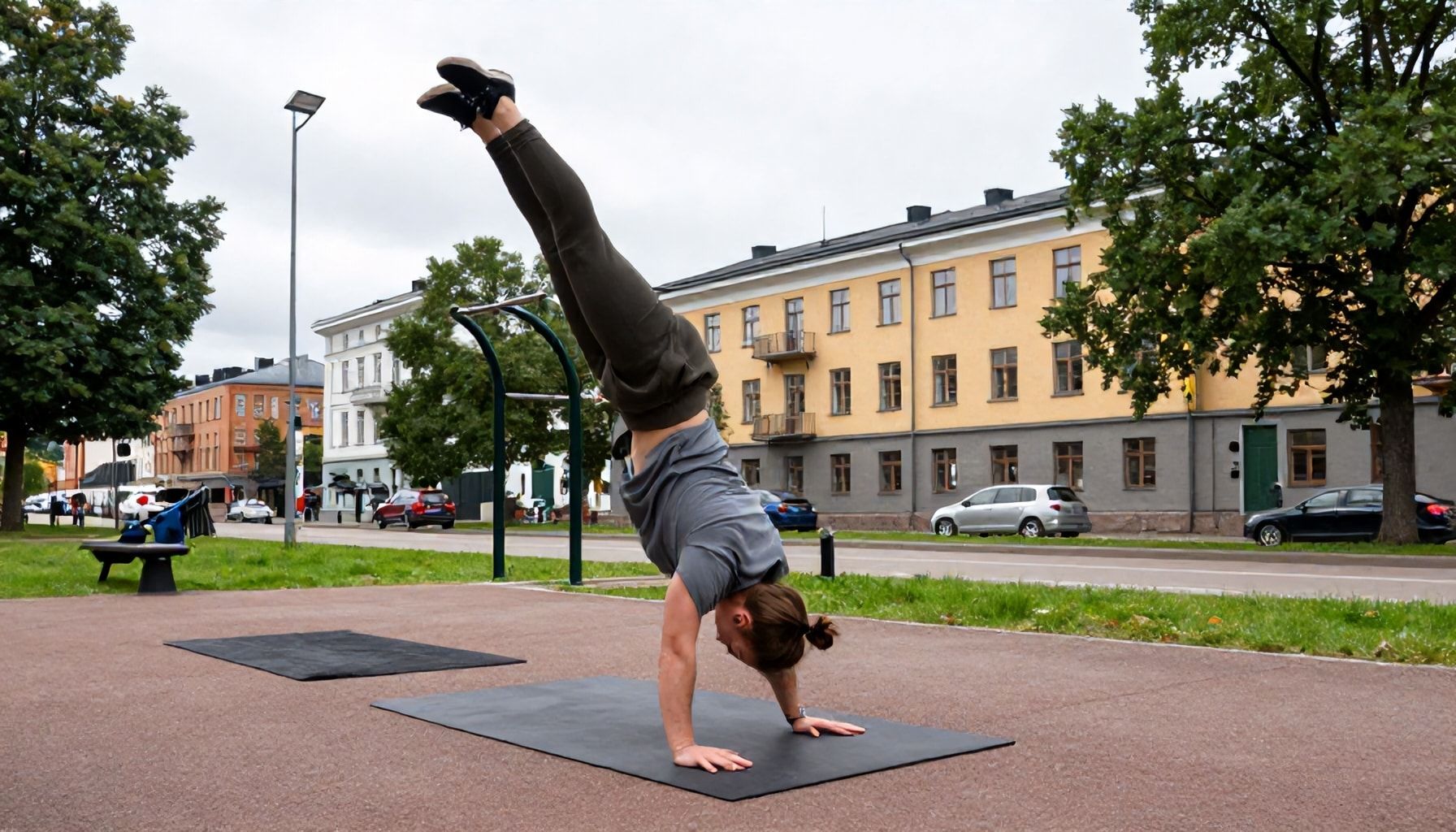 Parkourin, calisthenicsin ja joogan parhaat paikat – missä Espoon betoniviidakossa voi harjoitella laillisesti ja turvallisesti