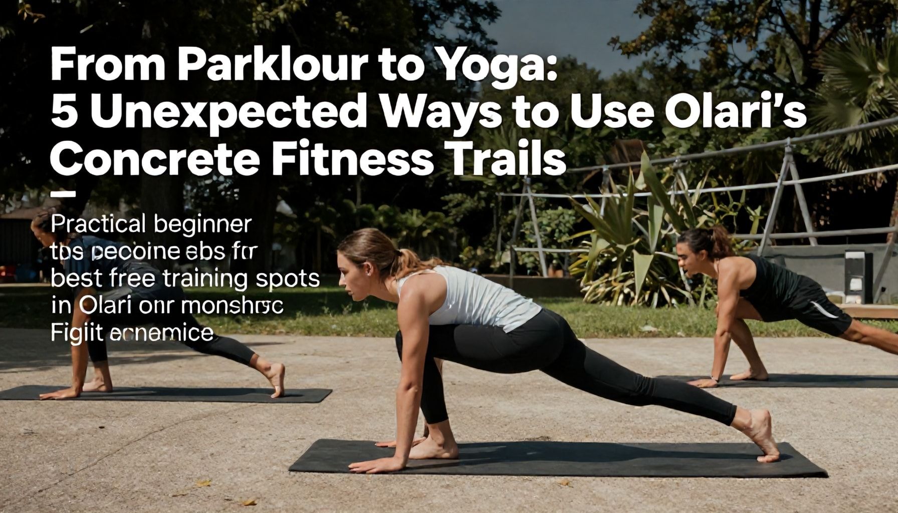 Parkourista joogaan: 5 yllättävää tapaa hyödyntää Olarin betoniset kuntopolut – ohjeet aloittelijalle