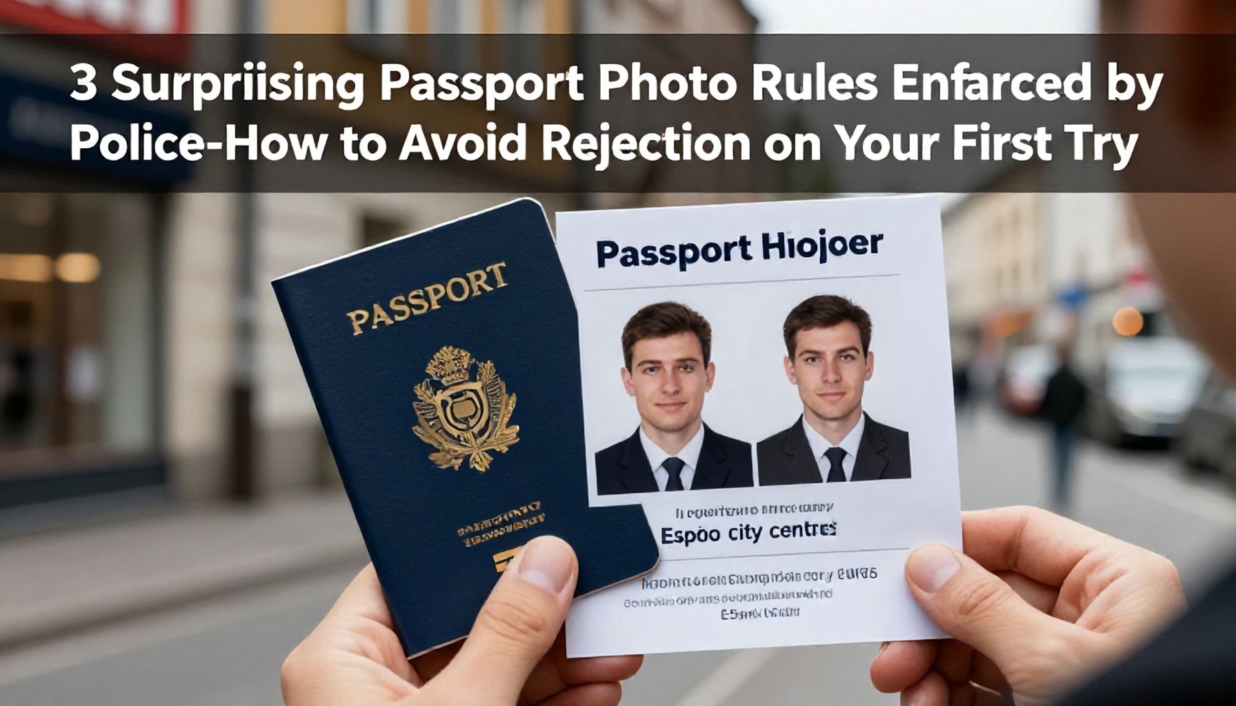 Passikuvan ottamisen 3 yllättävää sääntöä, joita Espoon poliisi tarkistaa – näin vältyt hylkäykseltä ensimmäisellä kerralla