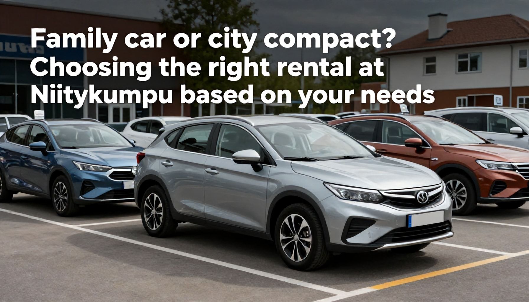 Perheauto vai citymätti? Niittykummun vuokra-autotarkistus tarpeittesi mukaan*