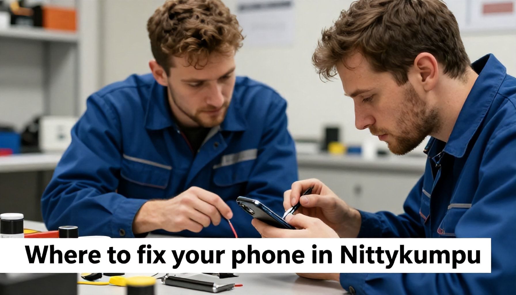 Puhelin hitaaksi törmäyksen jälkeen? Tässä Niittykummun korjaajat, jotka diagnosoivat vian alle tunnissa