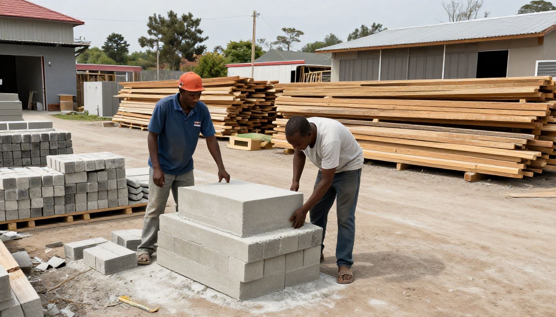 Suoraan tehtaalta Olarin kulmille – 5 paikallista toimittajaa, jotka myyvät betonia, tiiliä ja puutavaraa ilman välikäsiä