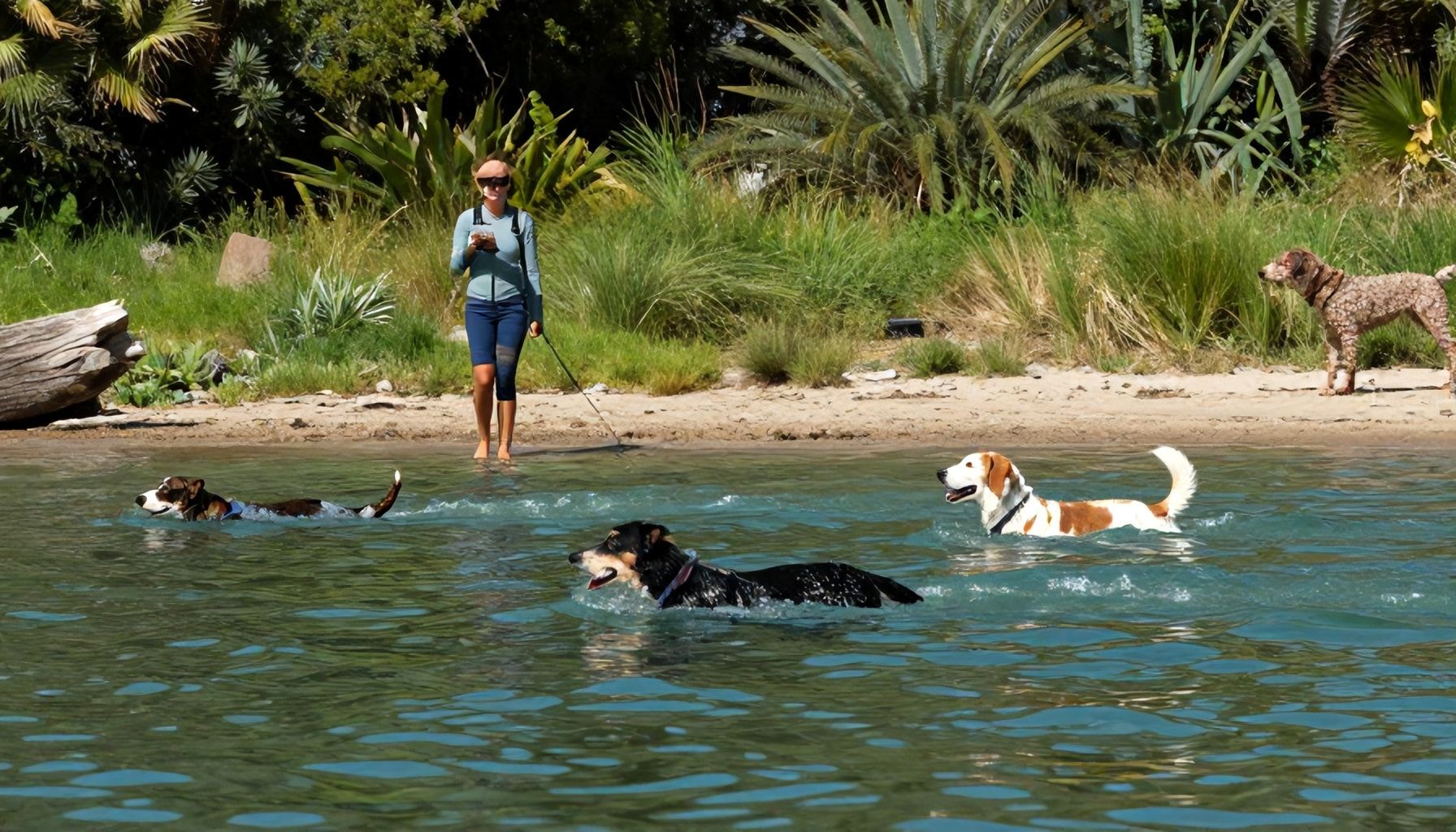 Täällä koira saa uida: Olarin parhaat vesireitit, joilla märkäkarvainen ystävä pääsee virkistymään turvallisesti