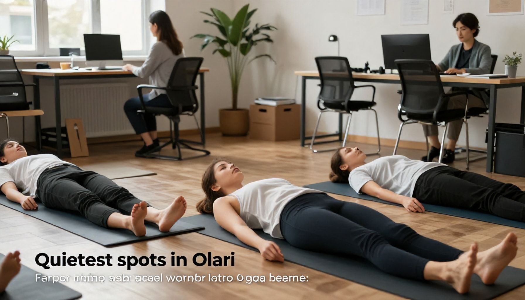 Työkiireiden keskellä rentoutumista: 3 hiljaisinta paikkaa Olarissa aamujoogaan ennen töitä