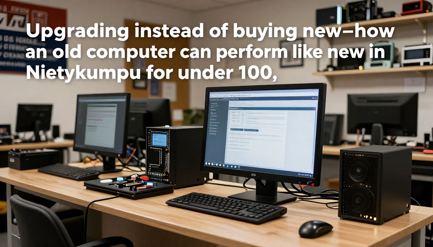 Vaihtoehto uudelle koneelle: näin vanha tietokone saadaan toimimaan kuin uusi Niittykummussa alle 100 eurolla