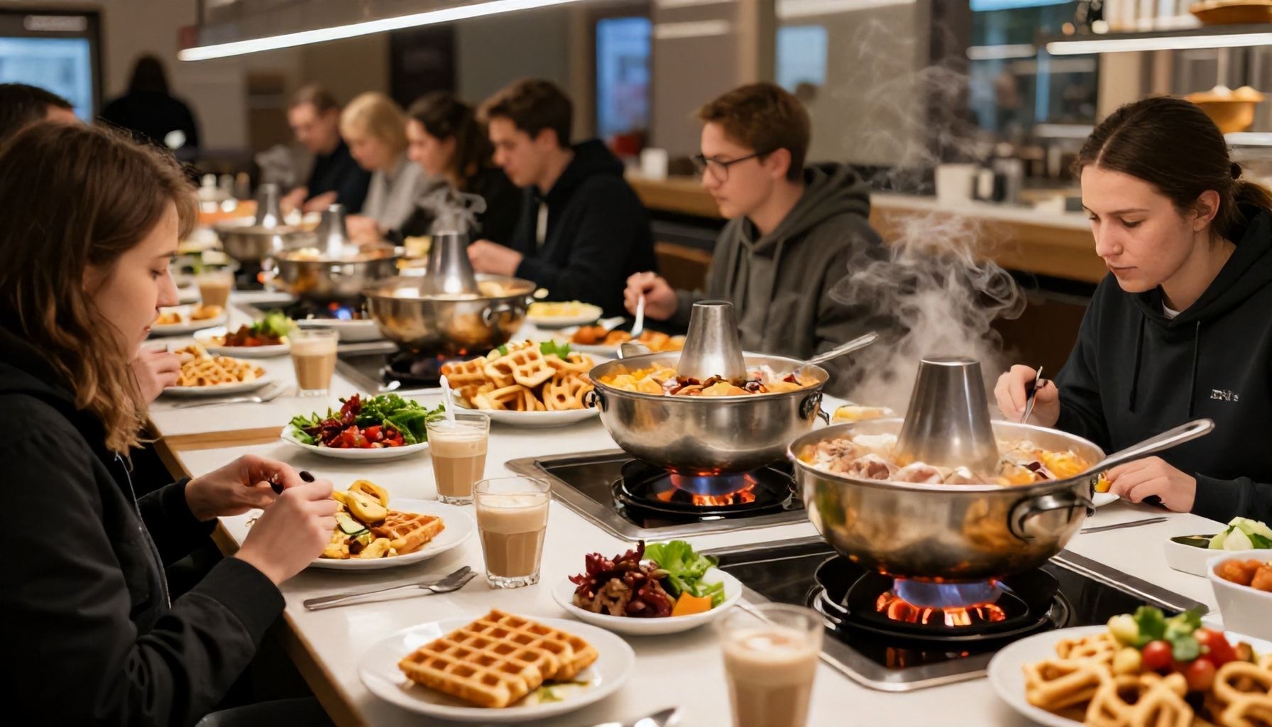 Vegaanista vohvelia vai perinteistä karjalanpaistia? Niittykummun monipuolisimmat lounasbuffetit vertailussa