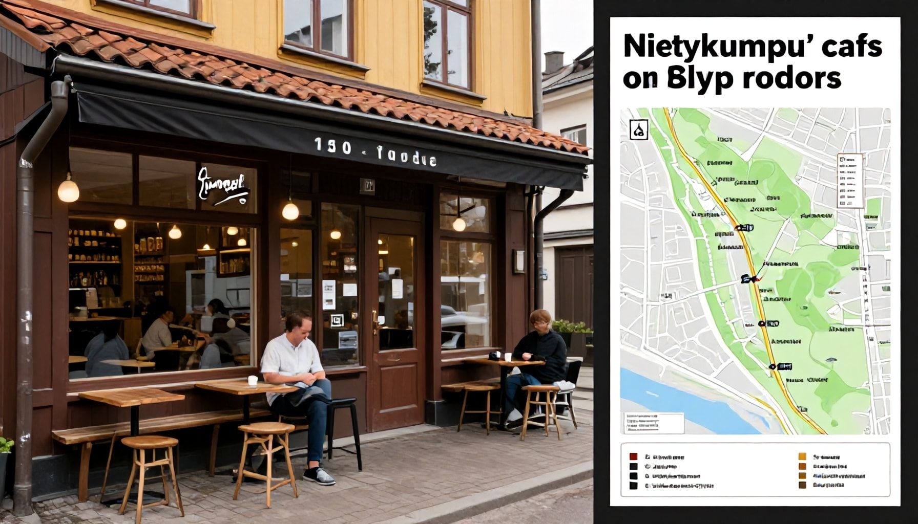Vilkkaat kahvilat vs. hiljaiset lukunurkka: Niittykummun kahviloiden tunnelmaopas karttoineen