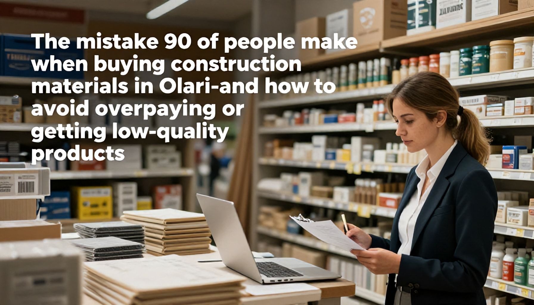 Virhe, jonka 90 % tee Olarissa rakennusmateriaaleja ostaessaan – näin vältät ylimakset ja huonot tuotteet